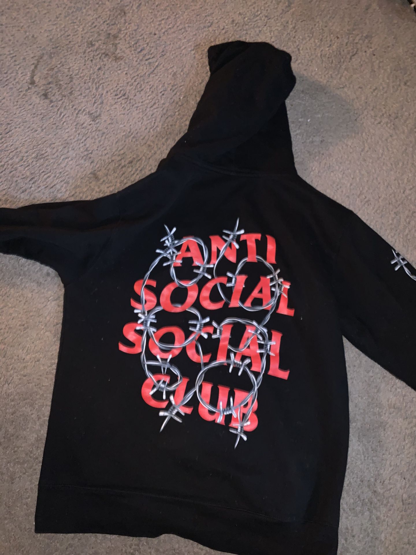 Assc Anti social social club barbed wire Barbara hoodie for Sale in  Anaheim, CA - OfferUp