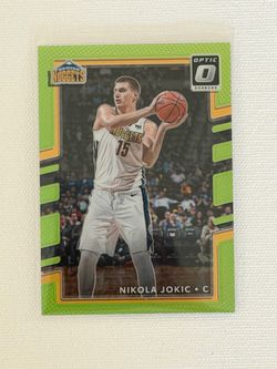 Nikola Jokic Donruss Optic Green Parallel Basketball Card
