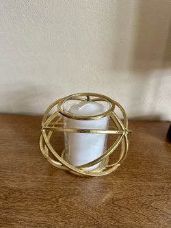 Gold Candle Holder