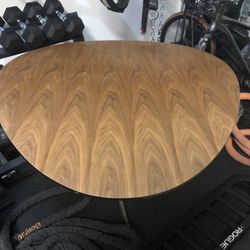 Retro Breakfast Table With Some Surface Scratches 