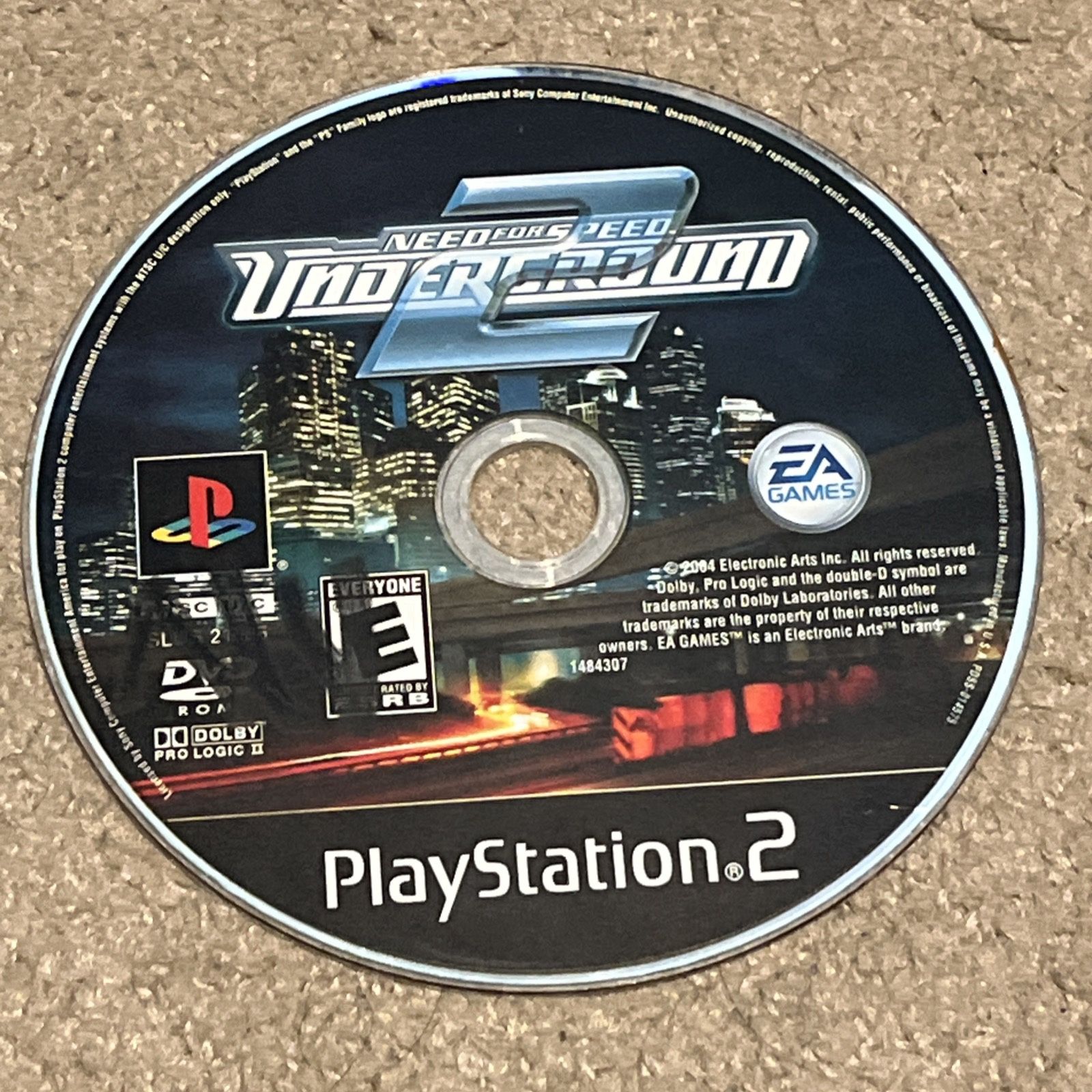 Need for Speed: Underground 2 Sony PlayStation 2 2003 PS2 Disc Only Tested