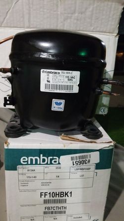 1/4 hp compressors fit any side x side fridge 134a