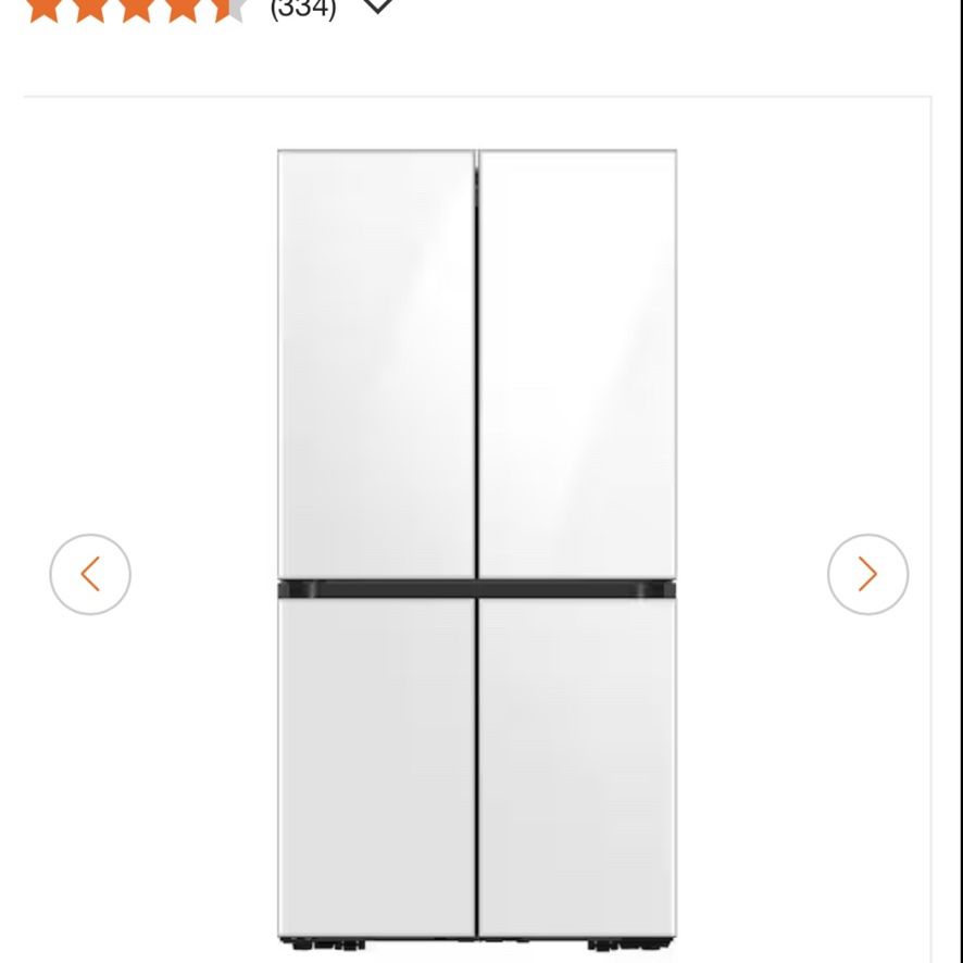 Samsung Bespoke 29 cu. ft. 4-Door Flex French Door Smart Refrigerator