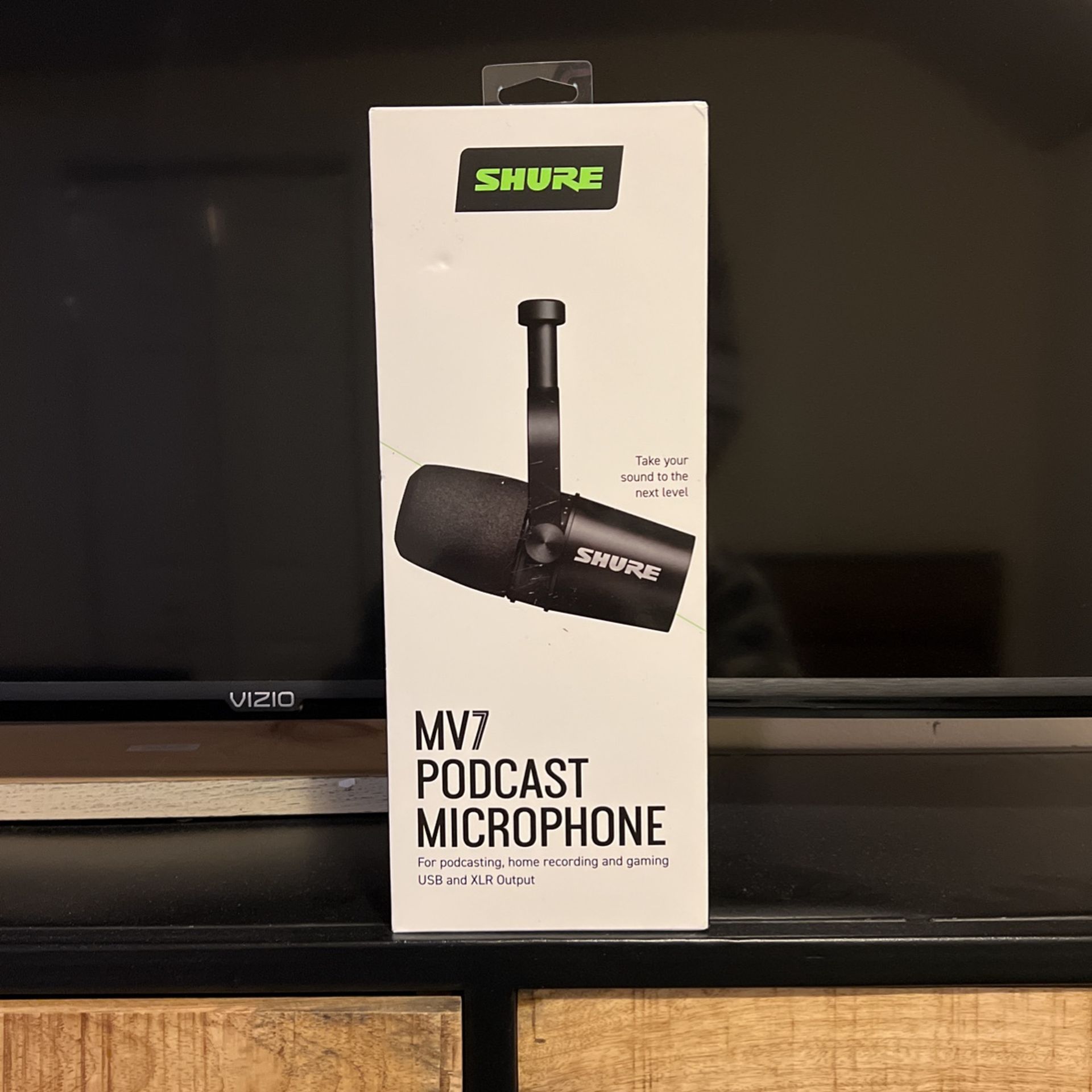 Sure MV7 USB and XLR Microphone