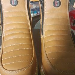 Hammer Work Boots For Men Size 8.5 Steel Toed