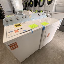 Whirlpool washer and dryer set gas