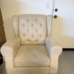 Beige Rocking Chair 