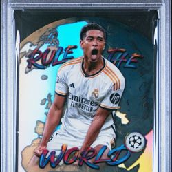 2023 Topps Chrome UCL Jude Bellingham Rule the World Japan Edition #4 PSA 10