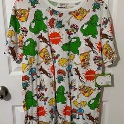 New with tag Man Size Large Retro Nickelodeon T-Shirt just $8