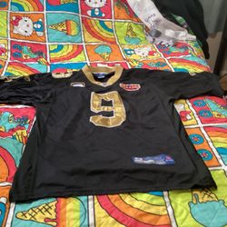 Reebok Football Jersey Number 9 Brees Size XL 