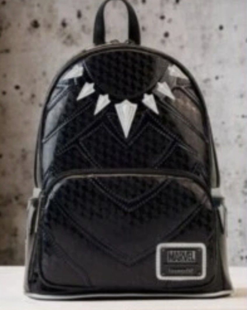 Loungefly Marvel Black Panther Metallic Figural Mini Backpack