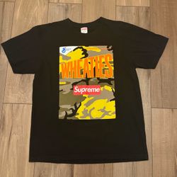Men's Supreme x Wheaties black short sleeve Tee shirt