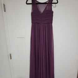 Plum Purple Formal Maxi Dress