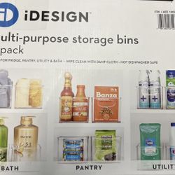 idesign  Multi -Purpose Storage Bin  4-Pack