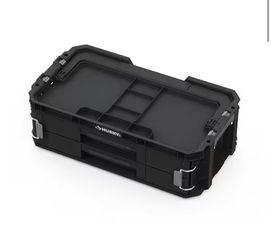 Connect Stackable Portable 2 Drawer 13 Compartment Small Tools and Parts Organizer With Removable Dividers @tools-811