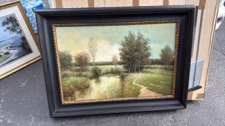 K. metzger Oil Painting 