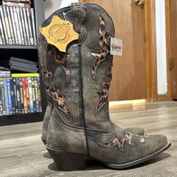 BRAND NEW Laredo Leather Cowgirl Boots 