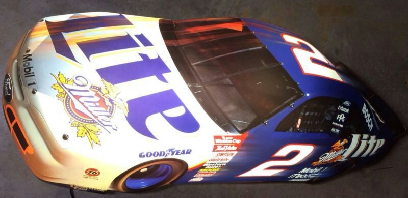 Miller Lite Rusty Wallace NASCAR Racing light Miller Lite Beer Race Car Lighted Sign Bar Man Cave Decor Nascar Racing Light Watch