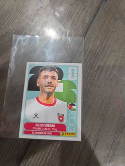 Panini FIFA Saleem Obaid Jordan Sticker Card