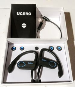 Ucero BH--02 Wireless Blue And Black Headphones