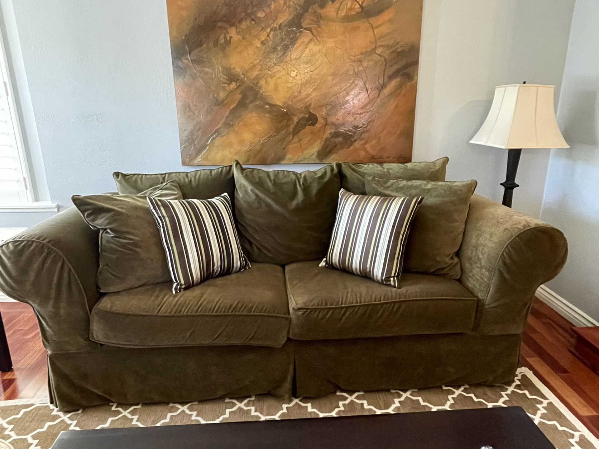 Z Gallerie Velvet Couch