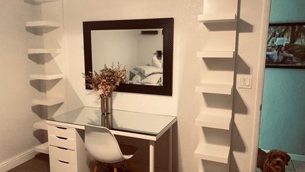 Vanity and chair