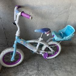 little girls bike and helmet 