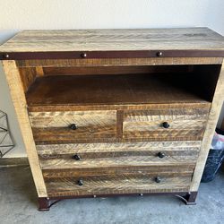 wooden dresser