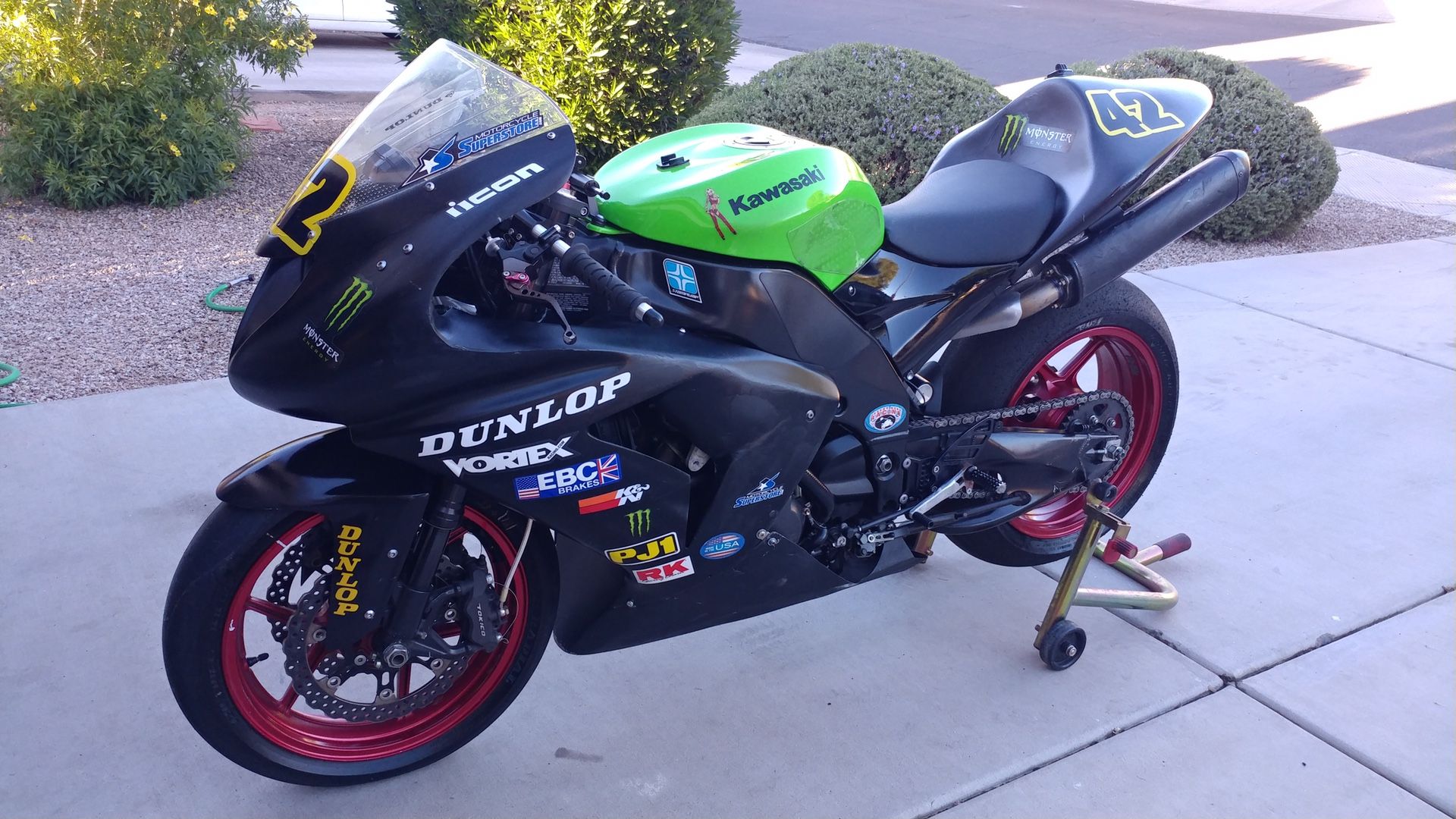 Zx10r track sale bike for sale