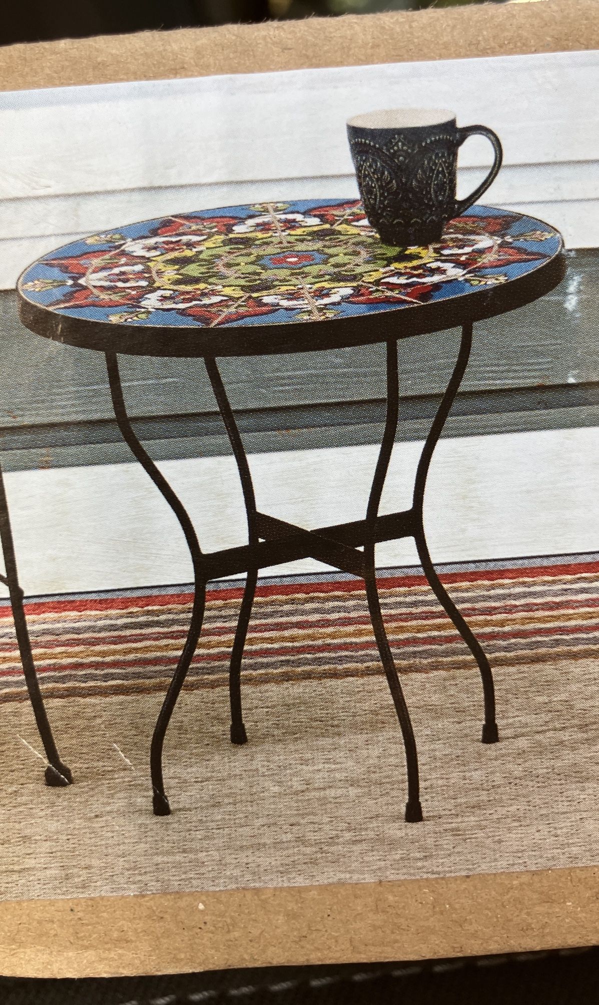 Allen + Roth Palmero Accent Table