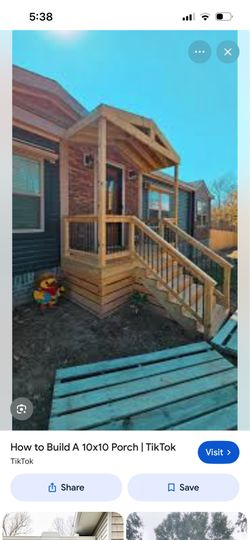 10 by 10 porch