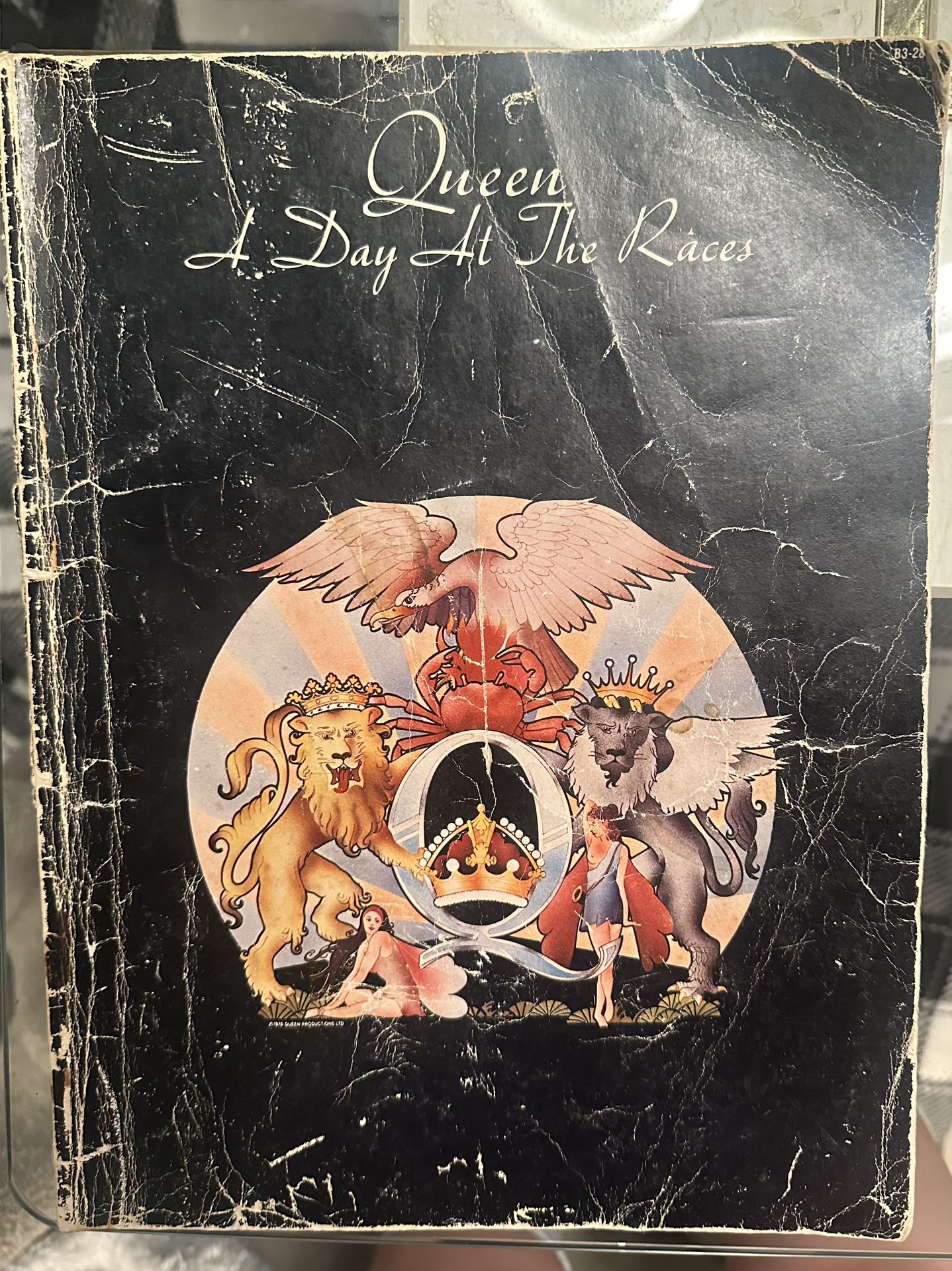 Vintage 1977 Queen “A Day at the Races” Song Book