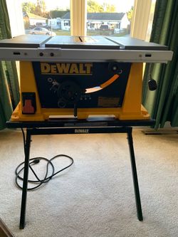 DeWalt Model DW744 Table Saw with Stand