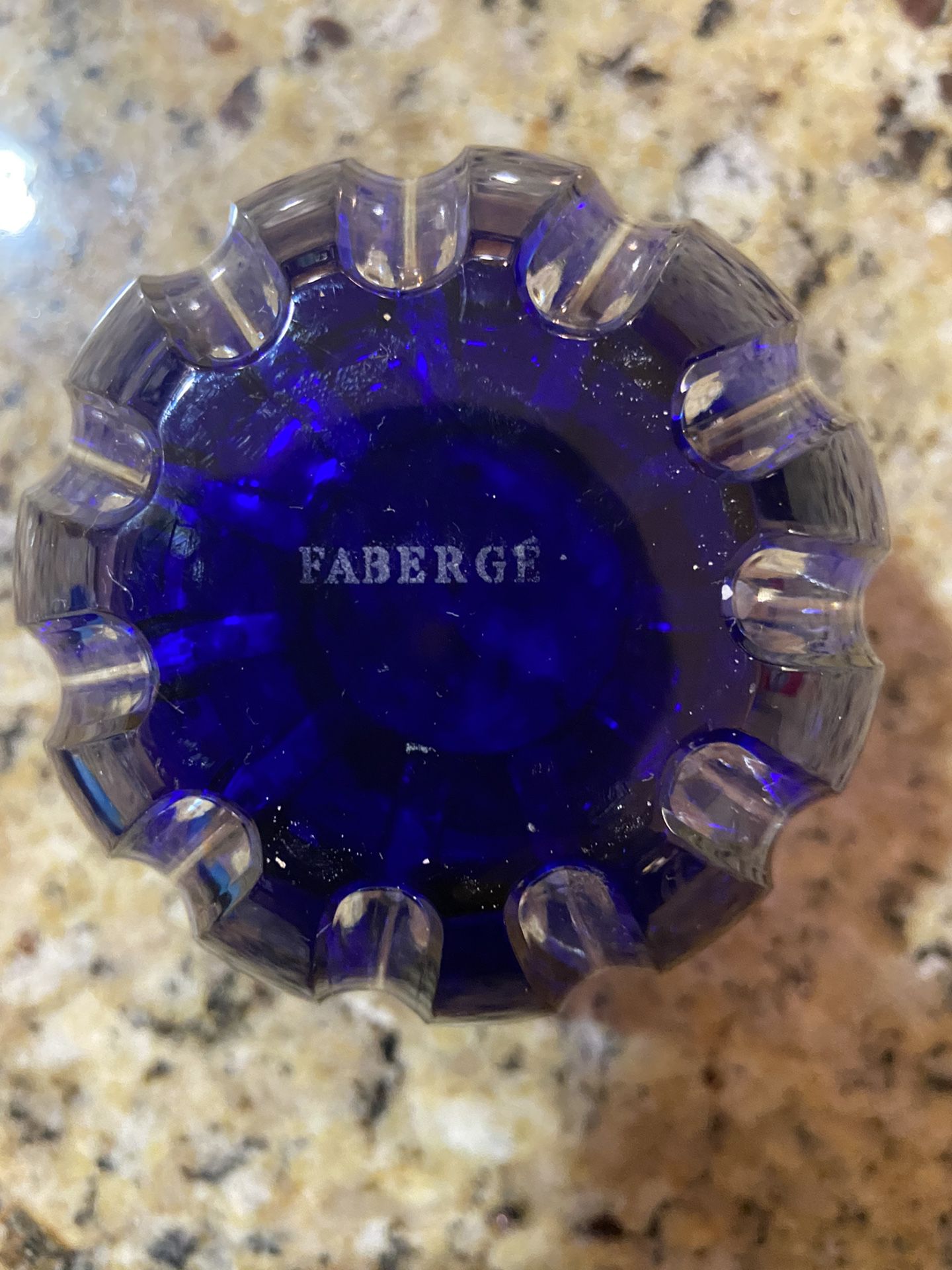 FABERGE PARALLEL COBALT BLUE CRYSTAL CANDLE VOTIVE for Sale in Tacoma, WA -  OfferUp