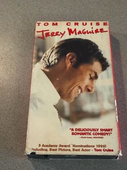 TriStar Pictures Jerry Maguire VHS NTSC Romantic Comedy 1996 Tom Cruise