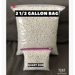 Bean Bag Balls Styrofoam Balls Mini Marshmallow Size 2 1/2 Gallons