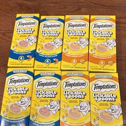 Temptations lickable spoons all for $15