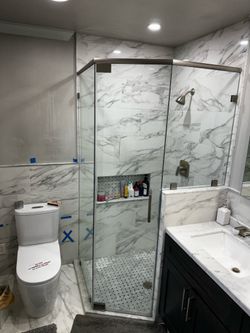 Shower Glass Door Tempered  High end 