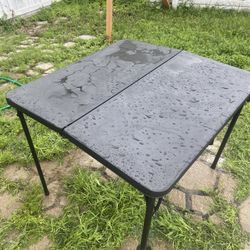 Foldable Table W/ Matching Chairs 