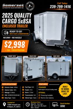 Enclosed Trailer 6x8