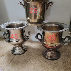 Vintage Ice Bucket Small 15 Trophy 45 Cool Flower Pot Planter Idea Also