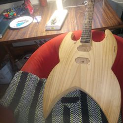 Custom Hand Carved Guitar