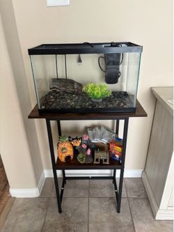 Complete Aquarium Set up - Tank and Stand