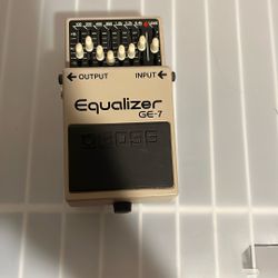 Ge-7 Boss Equalizer Pedal