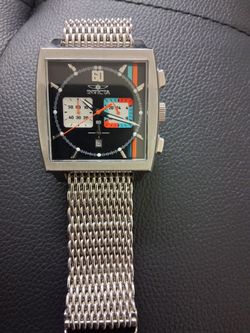 Invicta Chronograph Watch with Mesh Bracelet