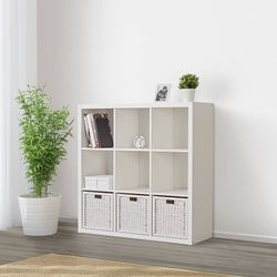 White Shelving Unit - 3x3