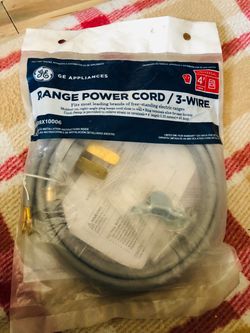 GE range power cord