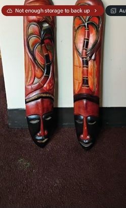 Two African Tribal Mask ( Best Offer )