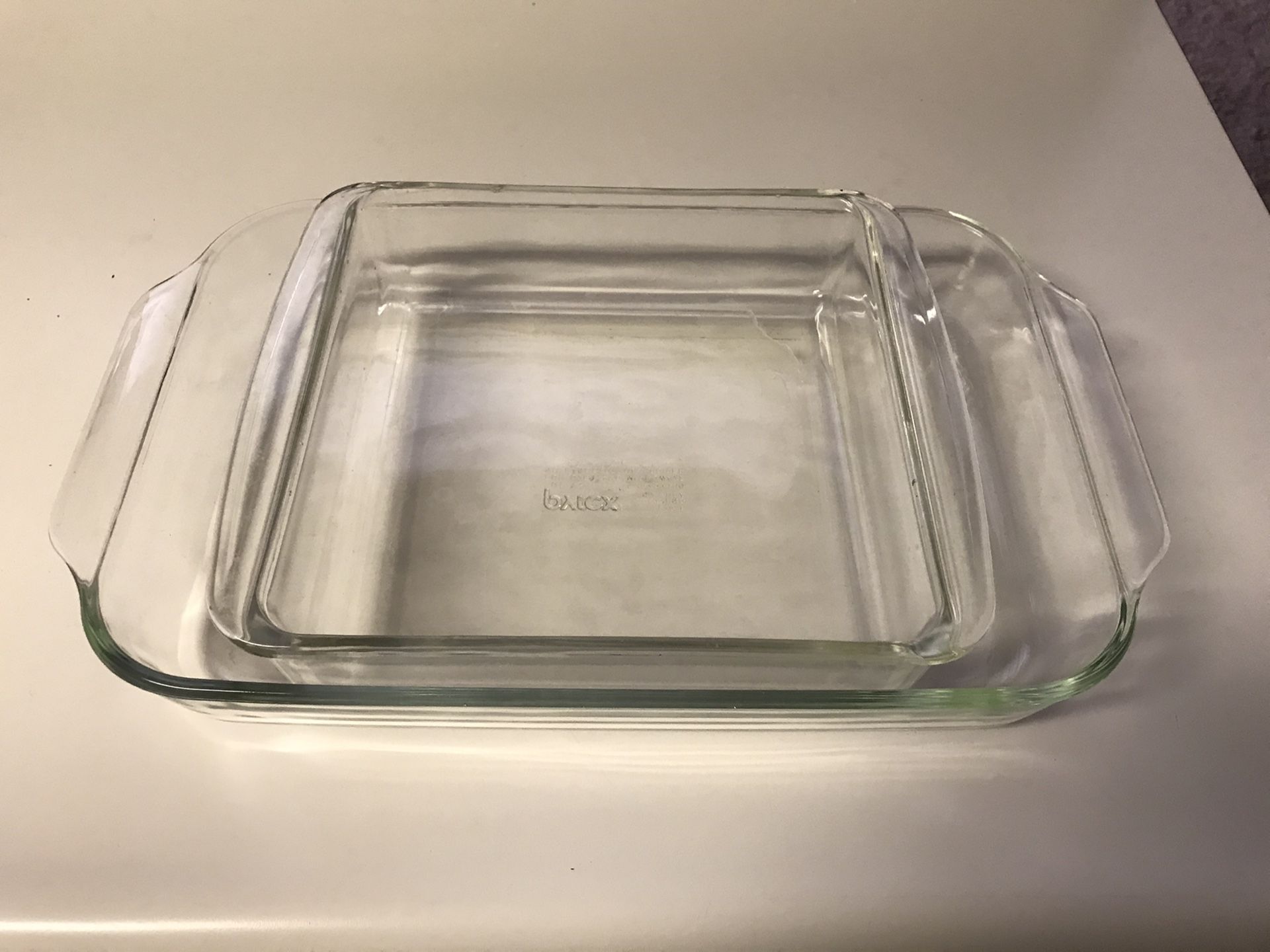 Pyrex 8x8 and 9x13