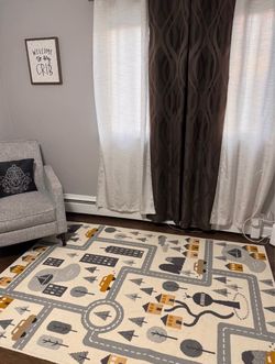 Road map rug 5x7